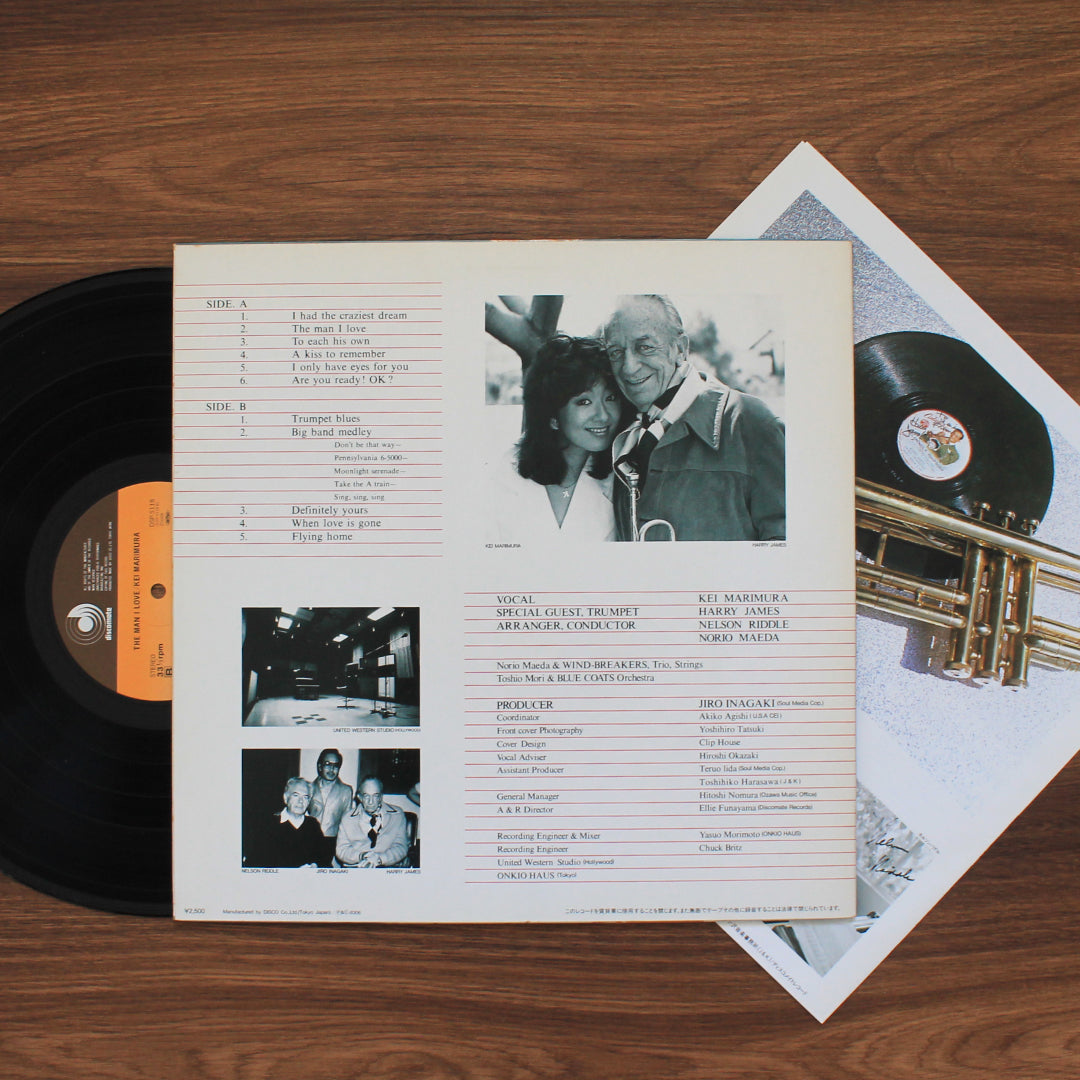 Kei Marimura – The Man I Love İmzalı Plak Japan Vinyl