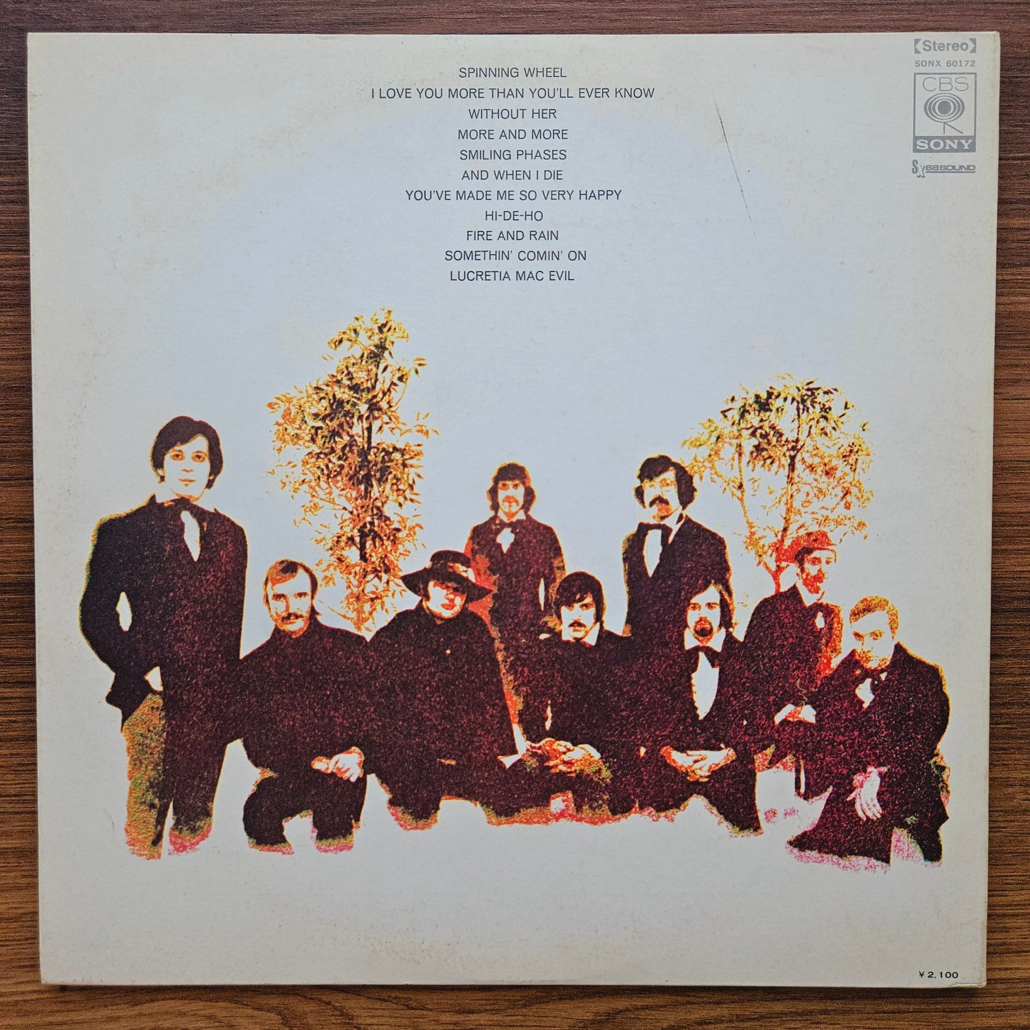 Blood, Sweat & Tears – The Great 33'lük LP PLAK Japan Vinyl