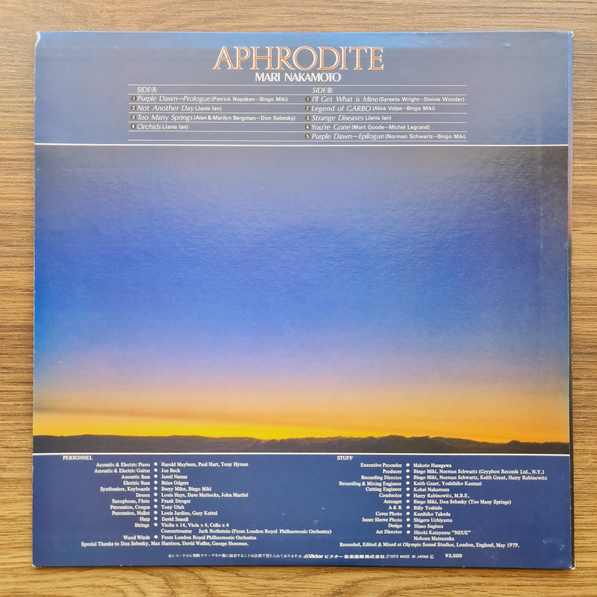 Mari Nakamoto – Aphrodite Japan Vinyl