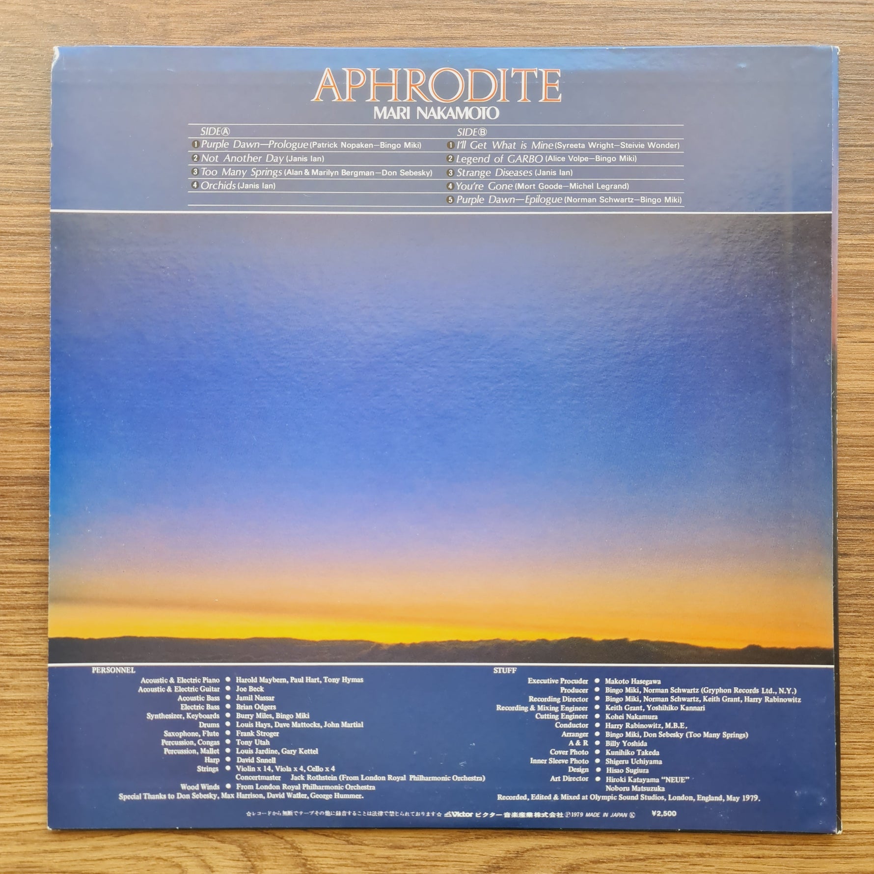 Mari Nakamoto – Aphrodite Japan Vinyl