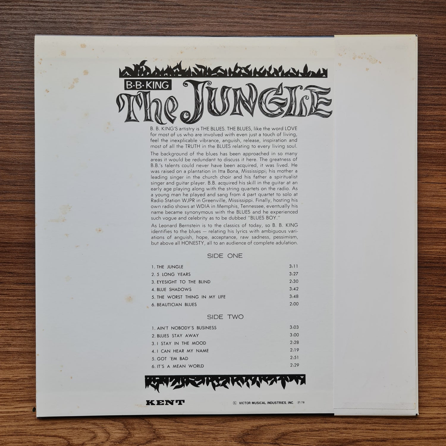 B.B. King - The Jungle Japan Vinyl