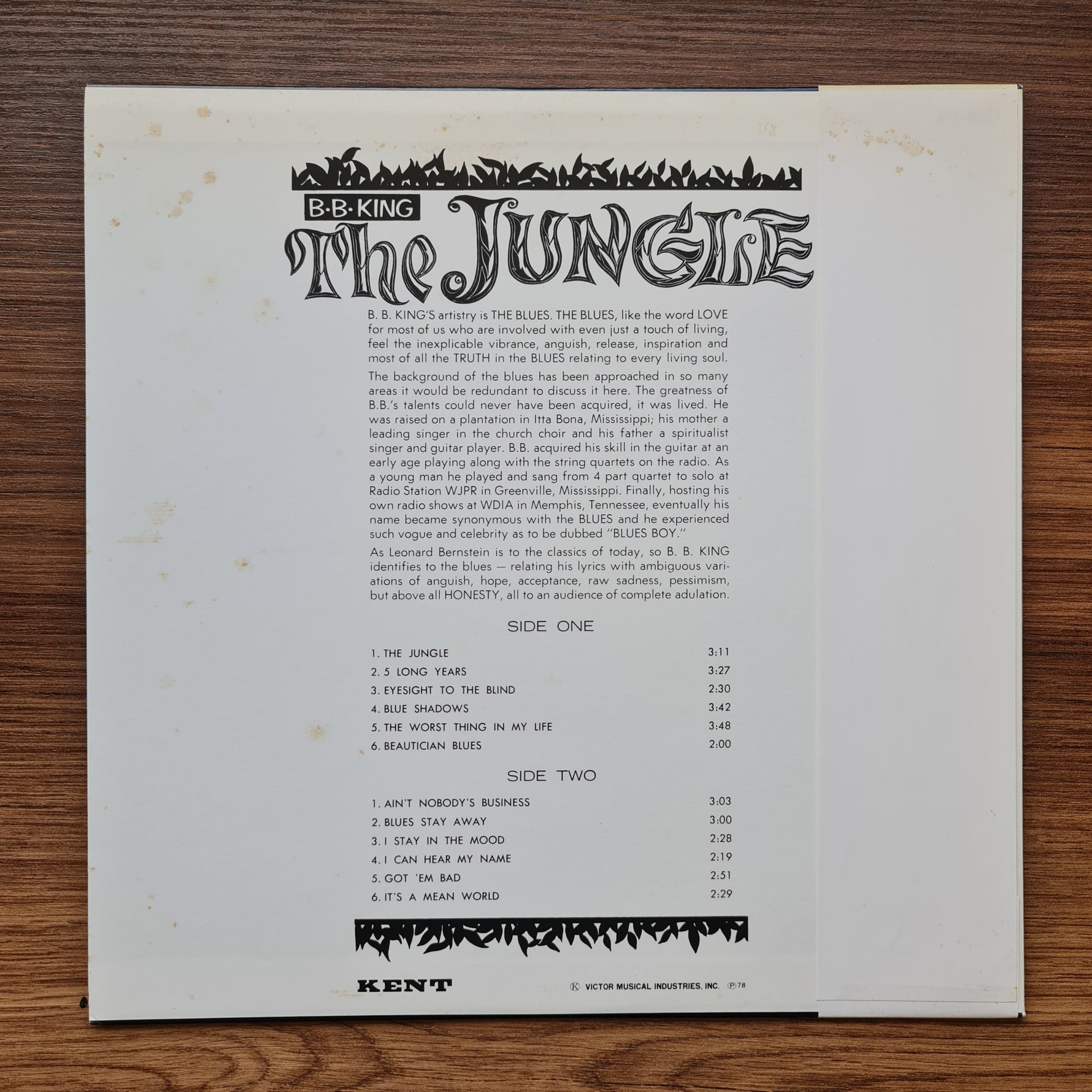 B.B. King - The Jungle Japan Vinyl