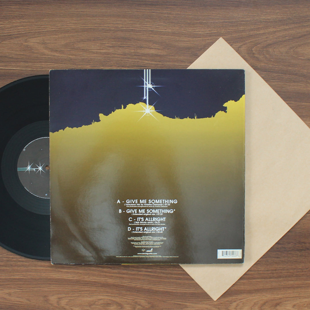 David Guetta - Give Me Something 33'lük LP PLAK Japan Vinyl