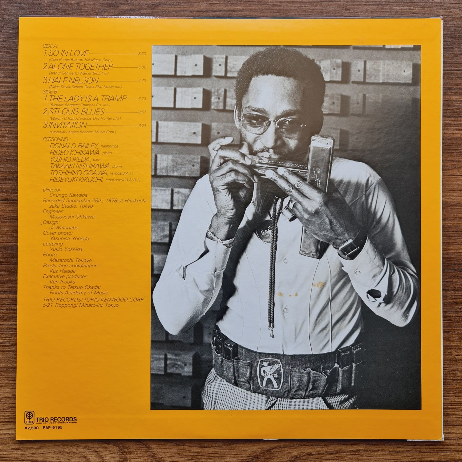 Donald Bailey – So In Love Japan Vinyl
