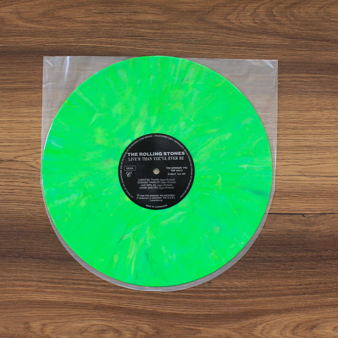 Rolling Stones - Live'r Than You'll Ever Be 33'lük LP PLAK Japan Vinyl