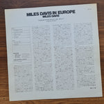 Miles Davis – Miles Davis In Europe 33'lük LP PLAK Japan Vinyl