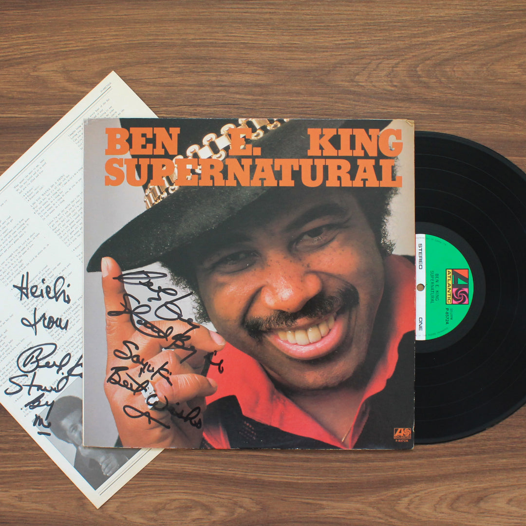 Ben E. King – Supernatural İmzalı Plak Japan Vinyl