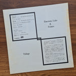 Emerson, Lake & Palmer – Trilogy 33'lük LP PLAK Japan Vinyl