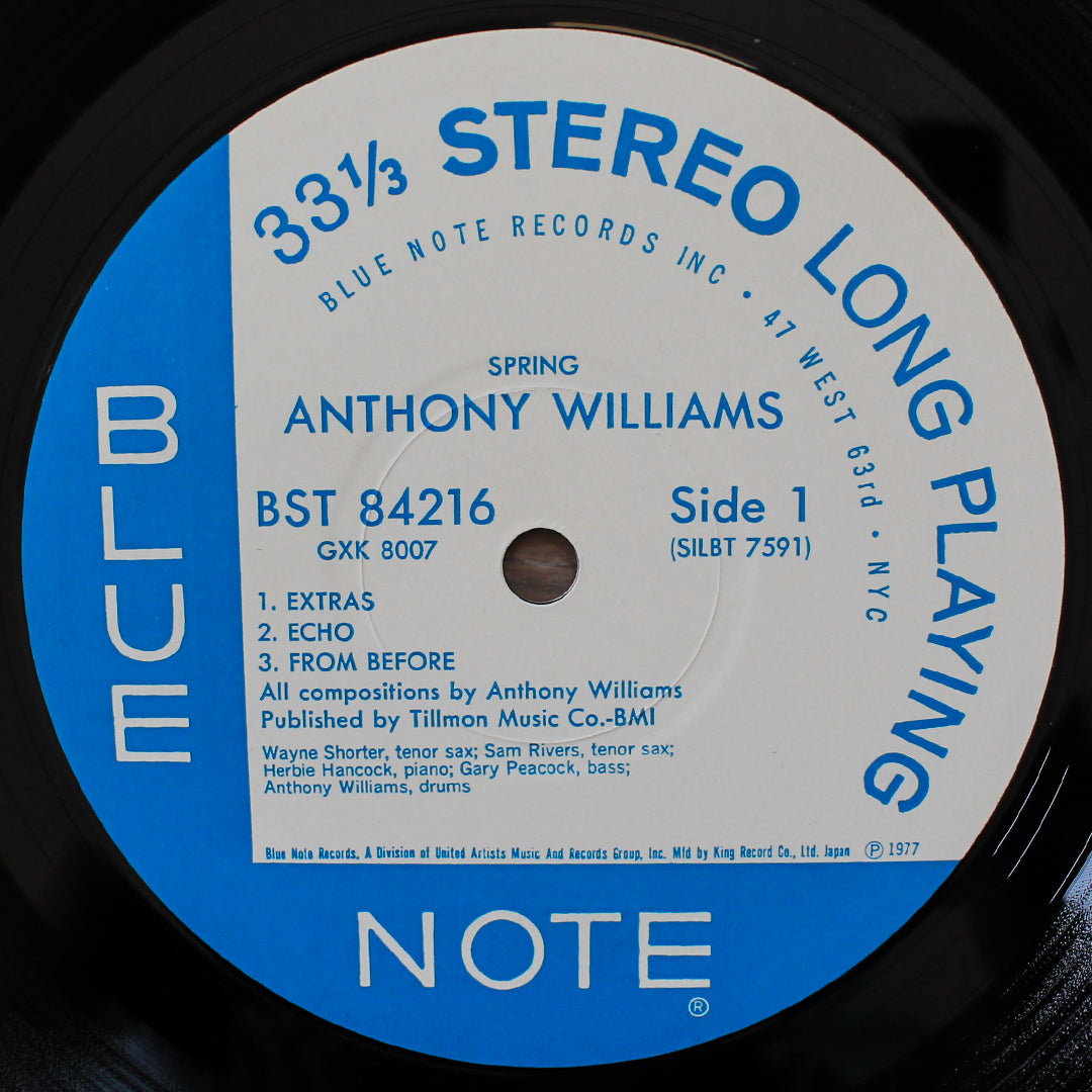 Anthony Williams - Spring 33'lük LP PLAK Japan Vinyl