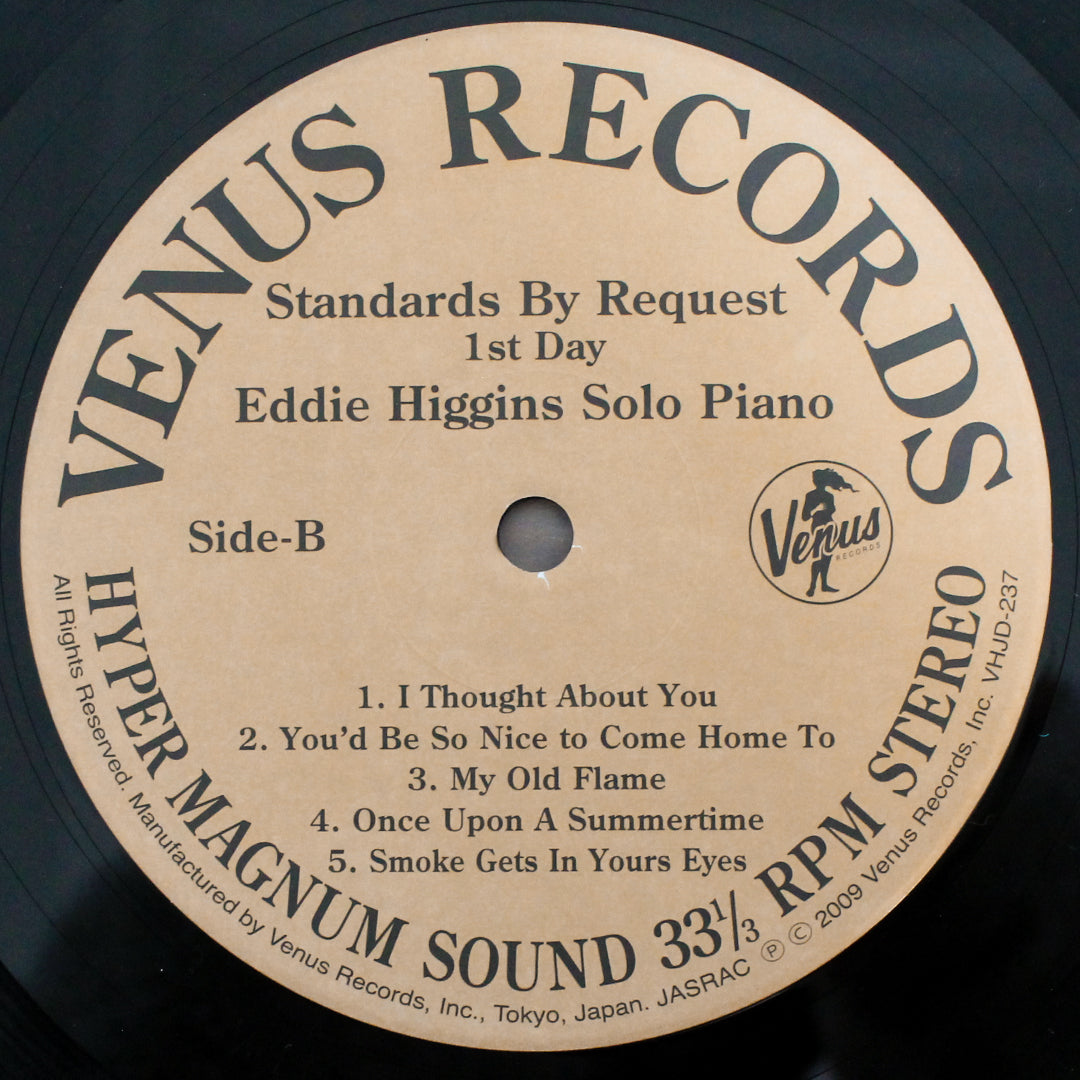 Eddie Higgins Trio - Standards By Request 1st Day 33'lük LP PLAK Japan Vinyl