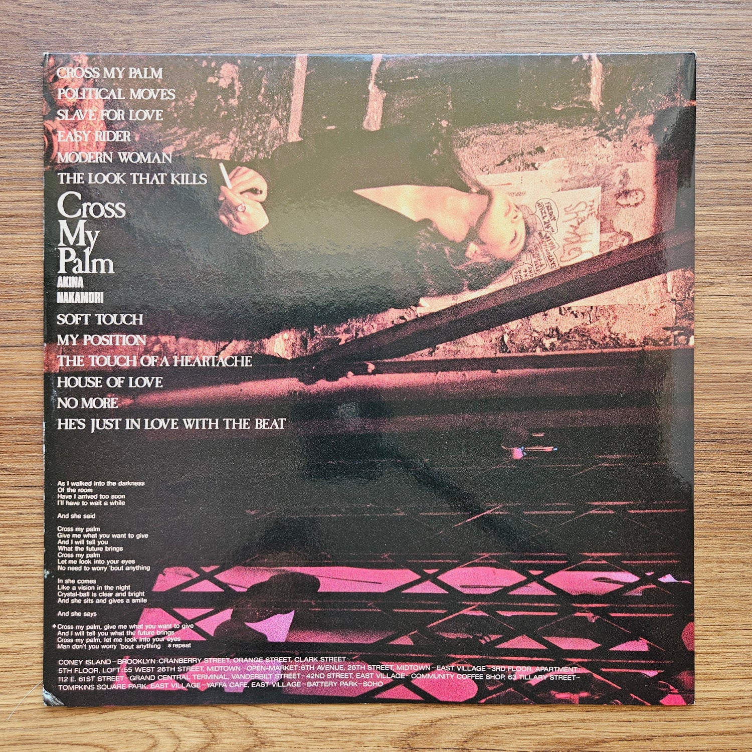 Akina Nakamori – Cross My Palm 33'lük LP PLAK Japan Vinyl