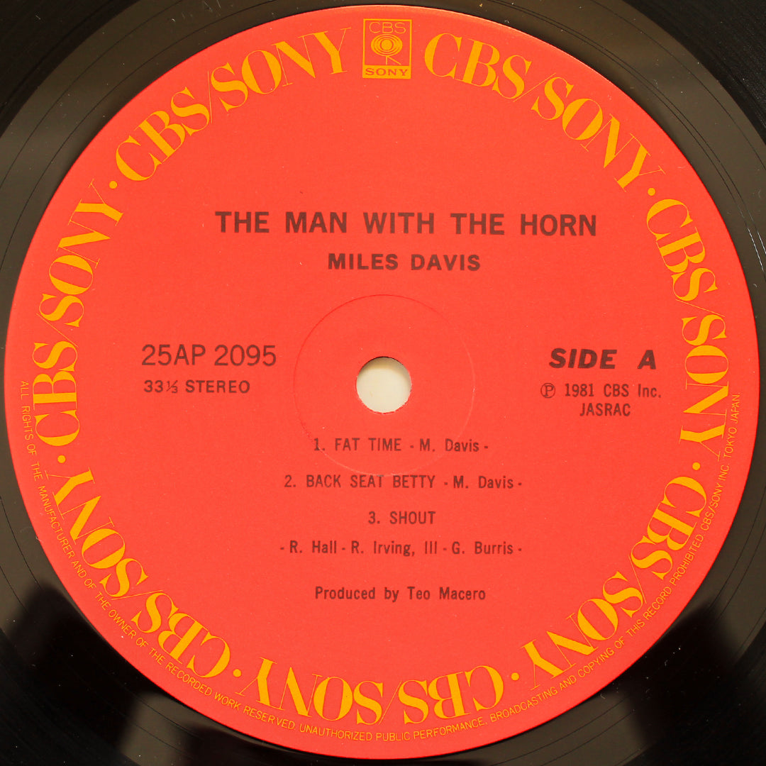 Miles Davis - The Man With The Horn Japan Vinyl