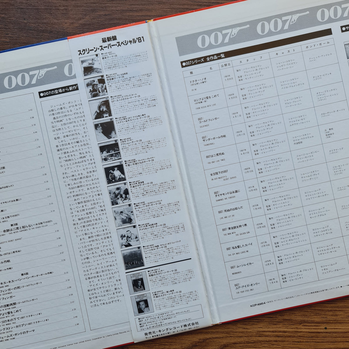 All About 007: Super Hero - James Bond Japan Vinyl
