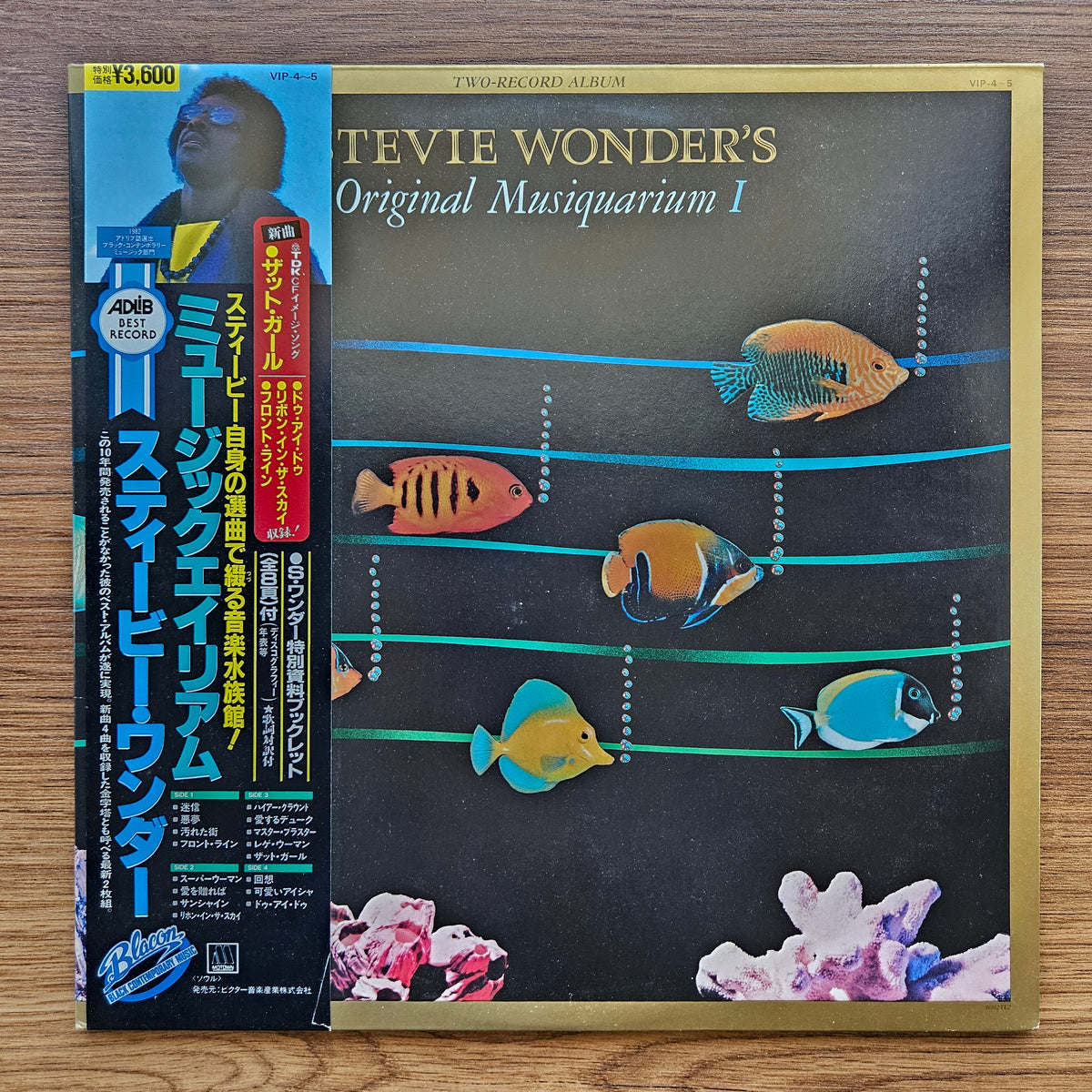 Stevie Wonder – Stevie Wonder's Original Musiquarium I 33'lük LP PLAK Japan Vinyl