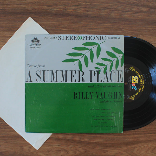 Billy Vaughn And His Orchestra – Theme From A Summer Place (10'' Vinyl)