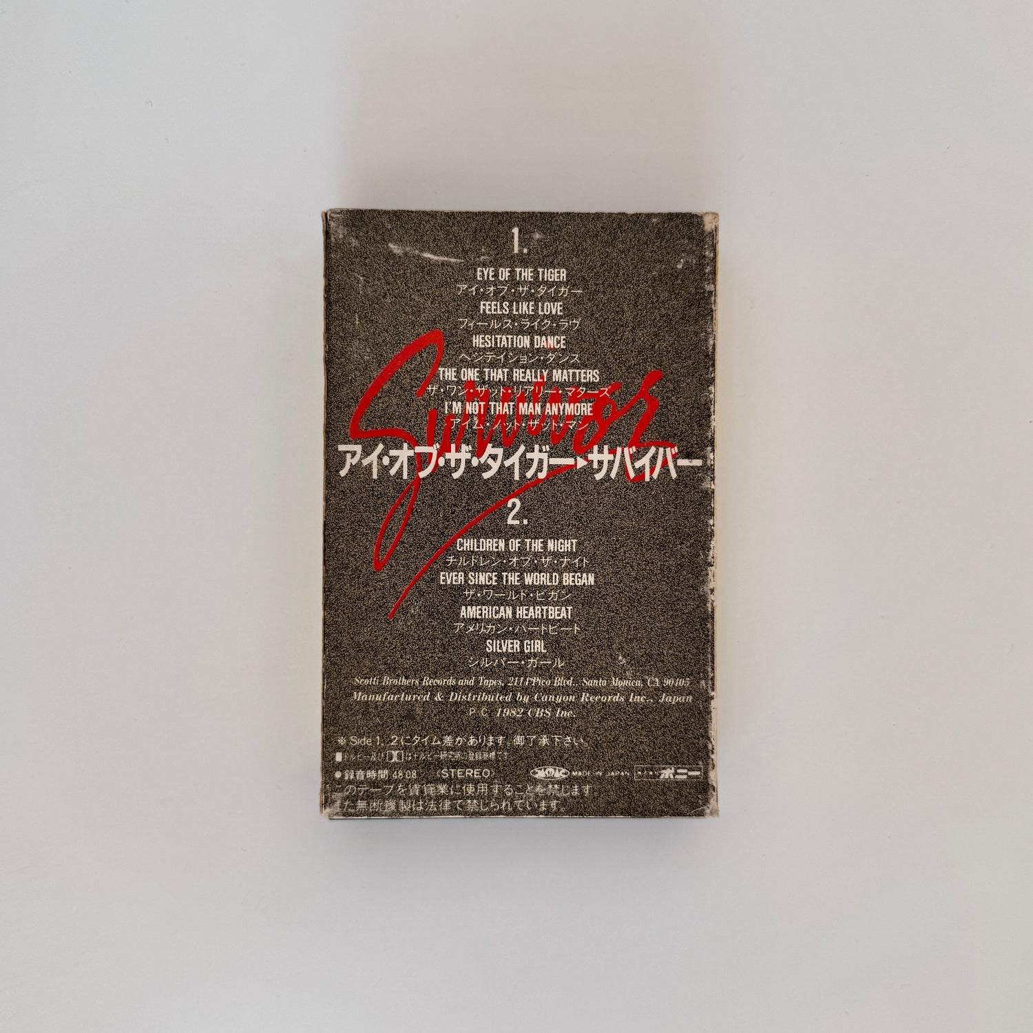 Survivor – Eye Of The Tiger Kaset