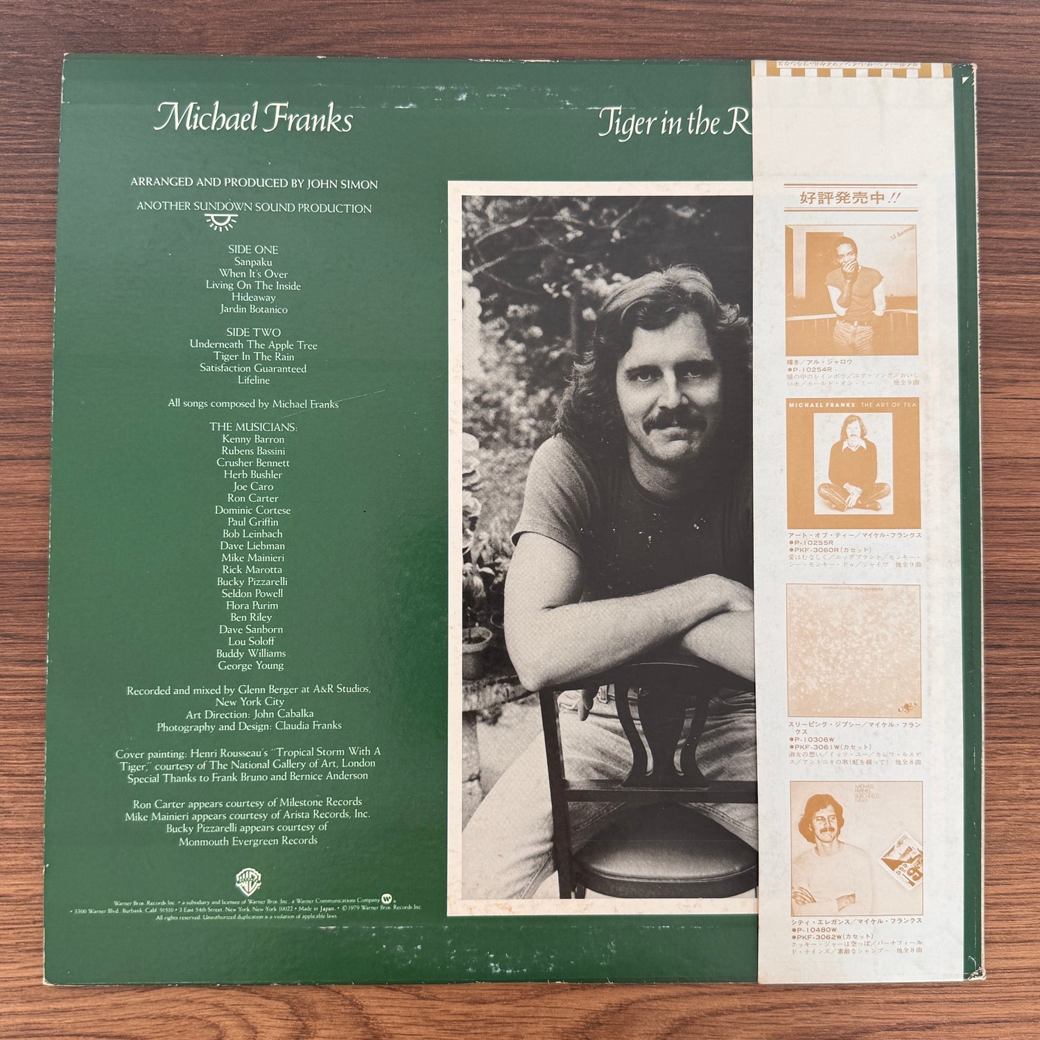Michael Franks – Tiger In The Rain