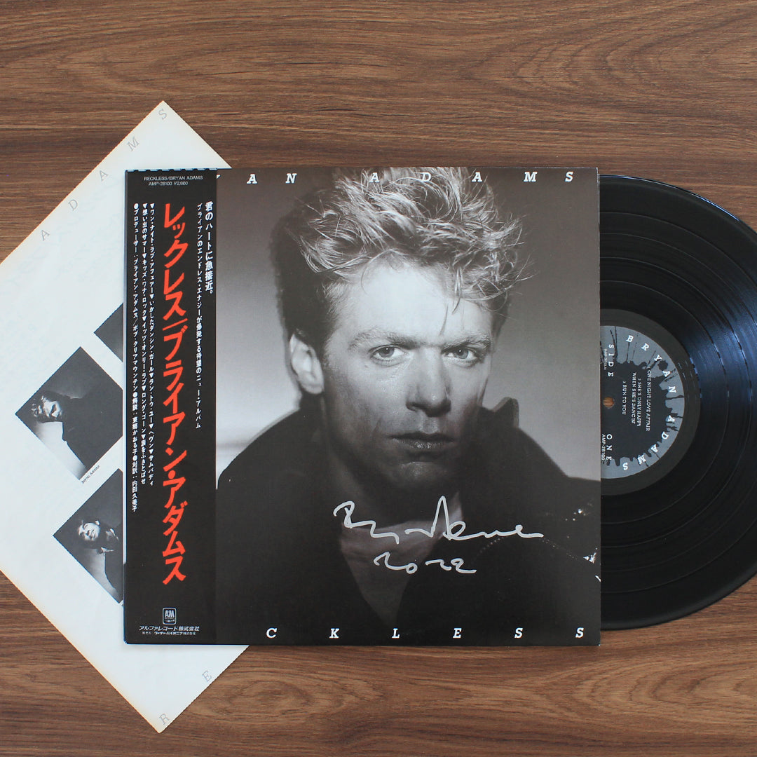 Bryan Adams – Reckless İmzalı Plak