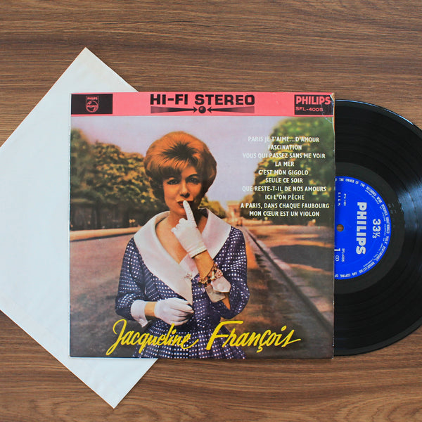 Jacqueline François – Paris Je T'aime (10'' Record)