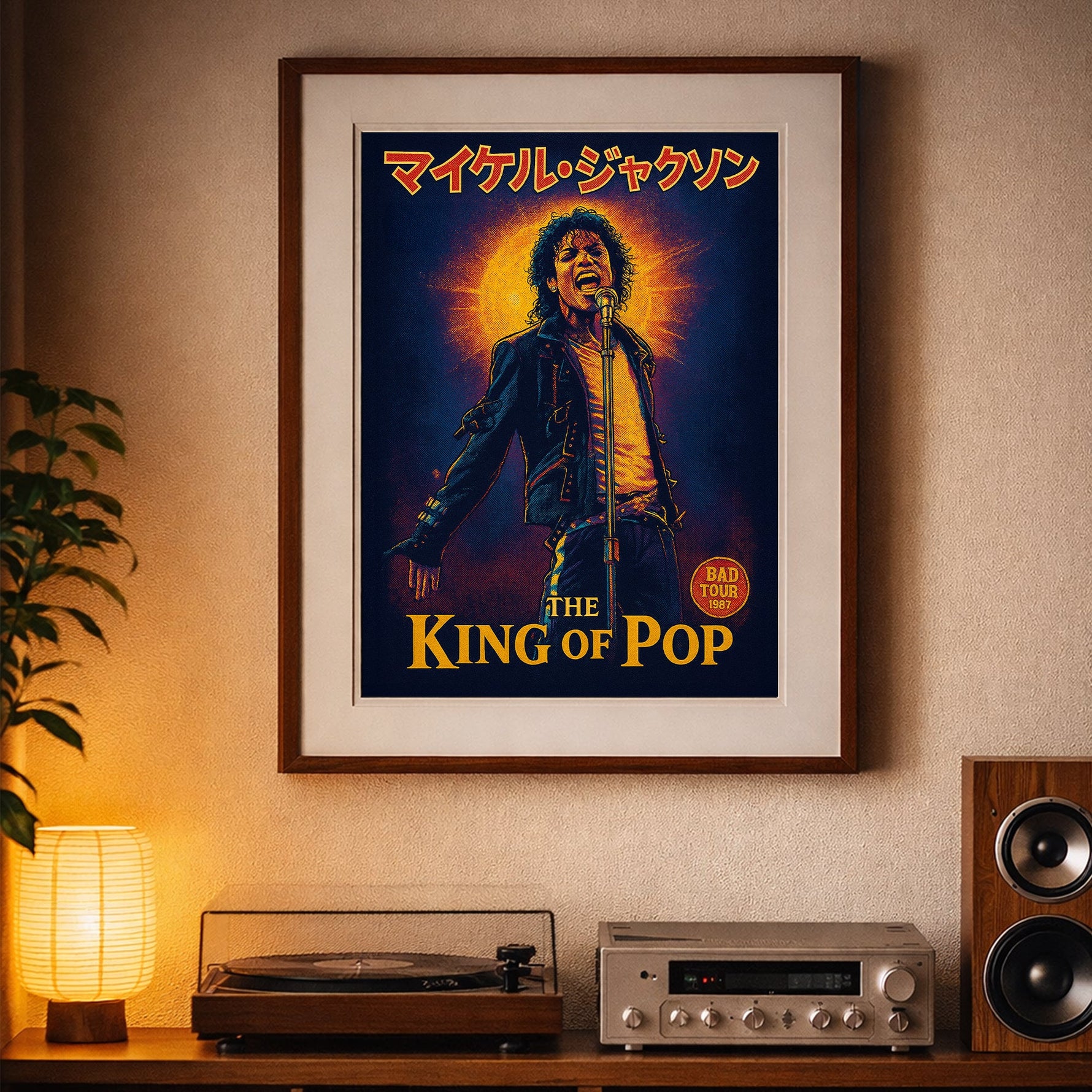 Michael Jackson Limited Edition Pop Art Poster Japan Vinyl