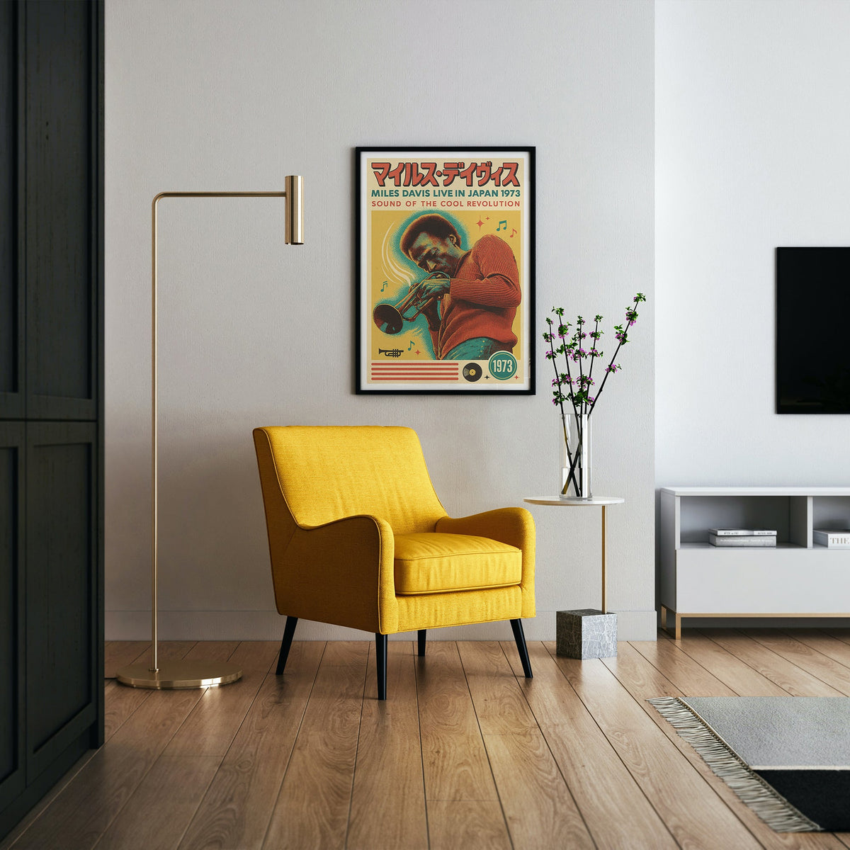 Miles Davis Limited Edition Pop Art Poster Japan Vinyl