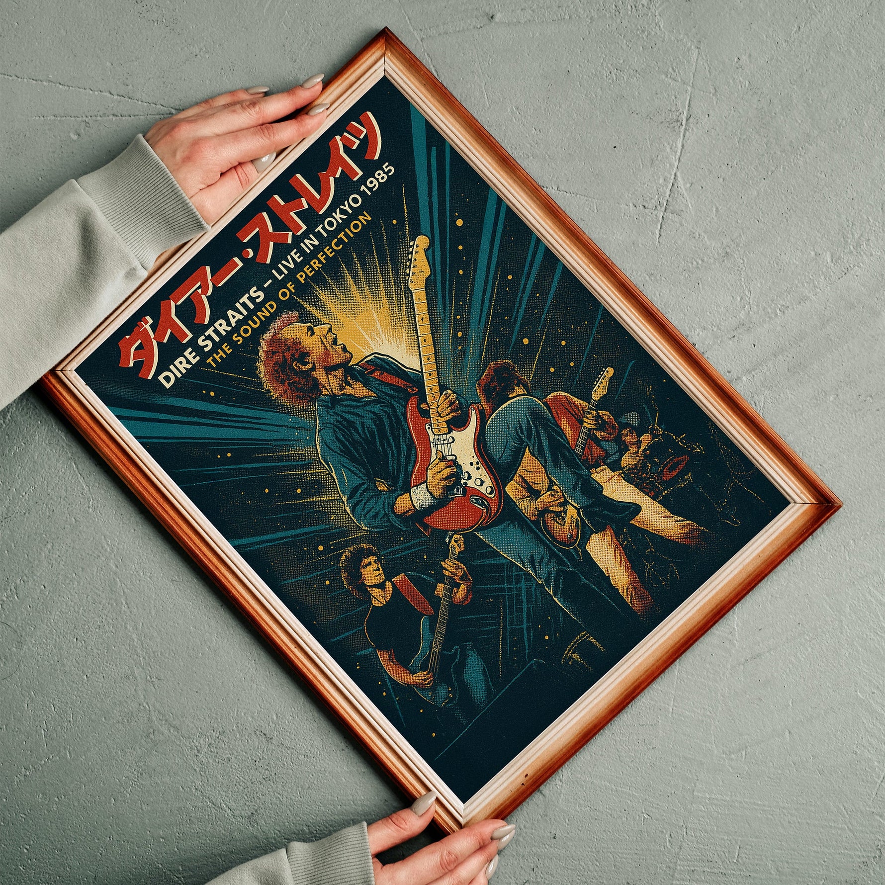 Dire Straits Limited Edition Pop Art Poster Japan Vinyl