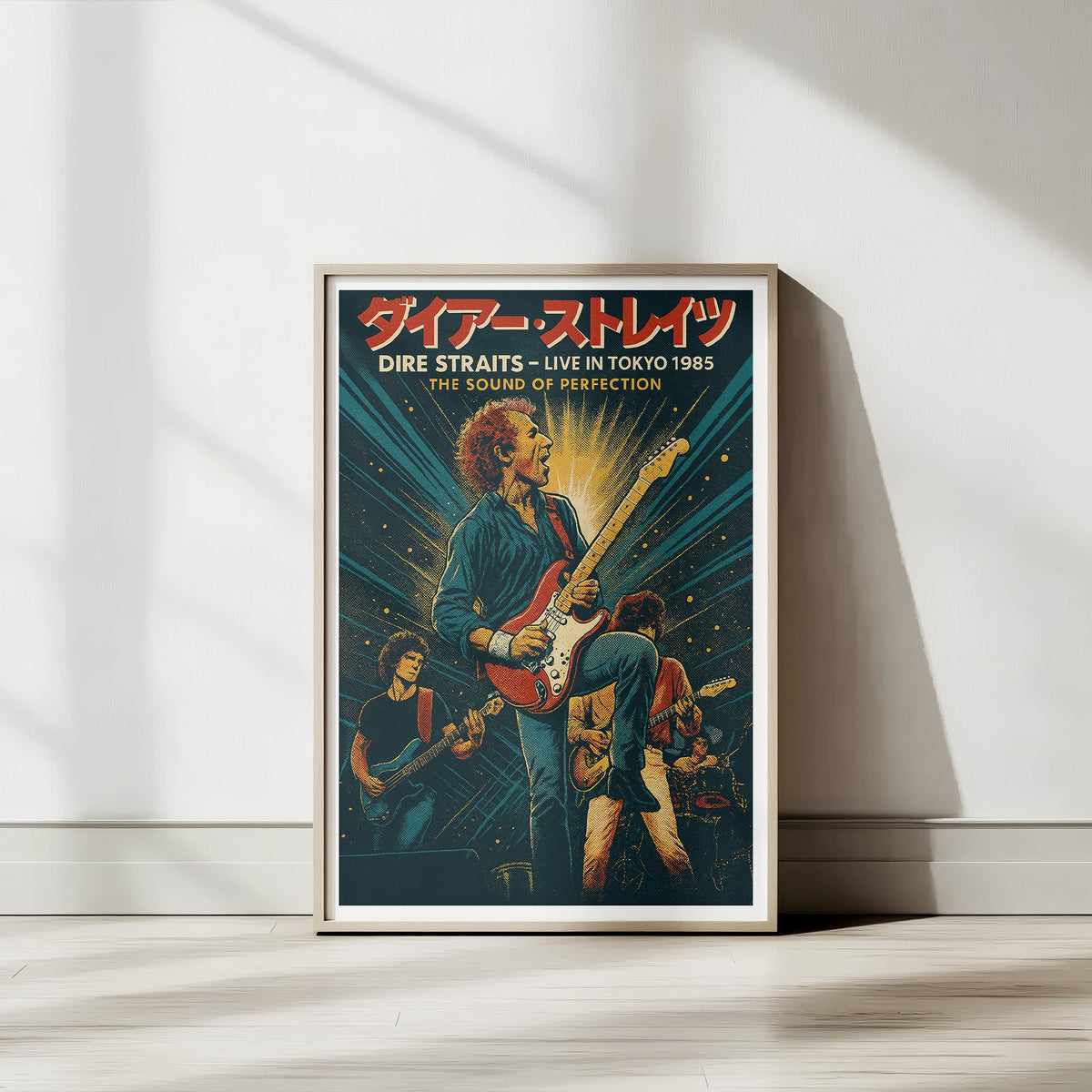 Dire Straits Limited Edition Pop Art Poster Japan Vinyl
