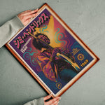 Jimi Hendrix Limited Edition Pop Art Poster Japan Vinyl