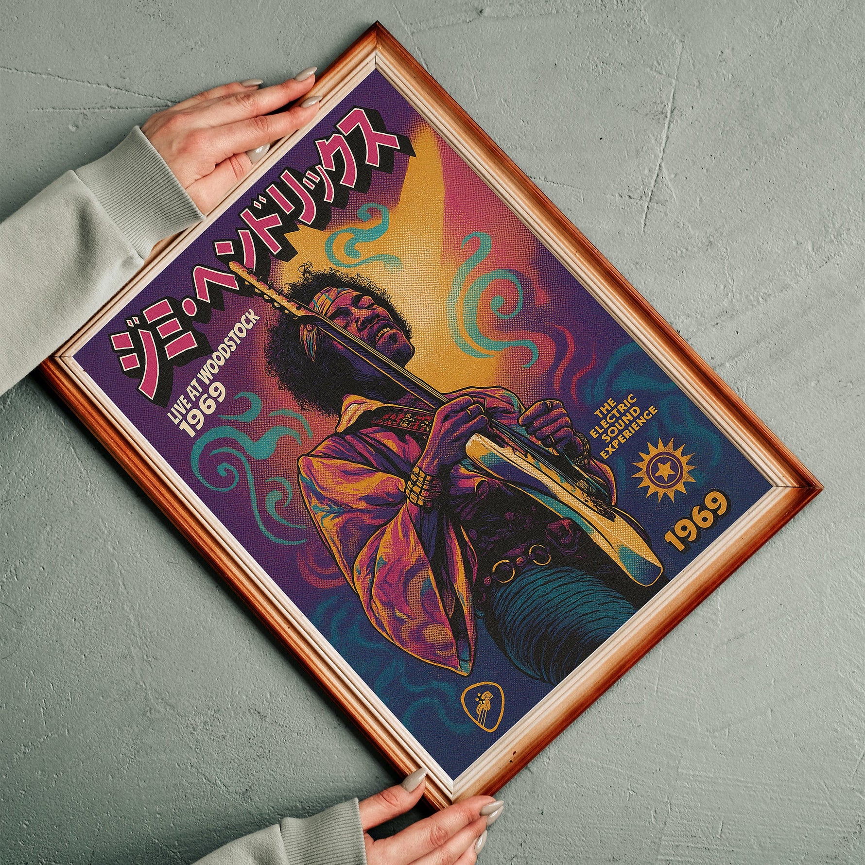 Jimi Hendrix Limited Edition Pop Art Poster Japan Vinyl