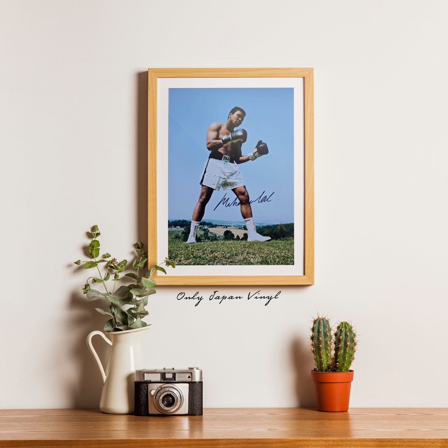 Muhammed Ali 20x30 cm Boyutunda Islak İmzalı Fotoğraf (Ömür Boyu COA)